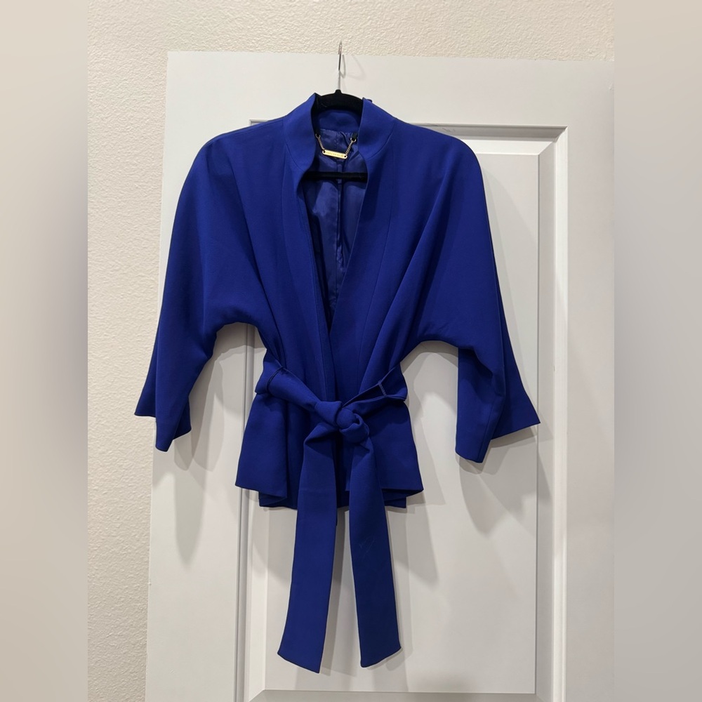 Trina Turk Vibrant Blue Jacket (size 0)